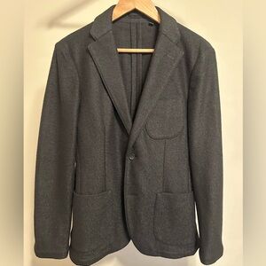 Uniqlo Wool Blazer Jacket, Slim Fit